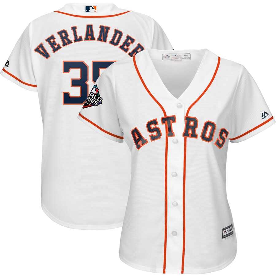 Women Astros 35 Justin Verlander White 2019 World Series Bound Cool Base Jersey,We sell and wholesale Women Astros 35 Justin Verlander White 2019 World Series Bound Cool Base Jersey on line form chian!